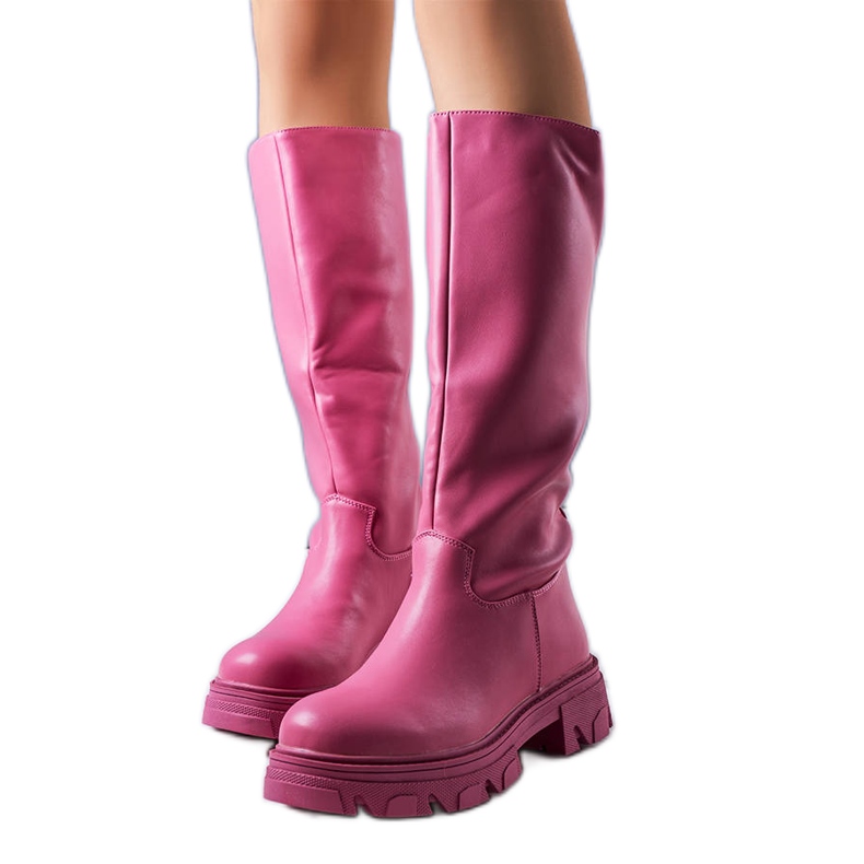 BM Bottes isolées roses de Romelio