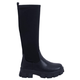 BM Bottes Aytes noires avec pochette le noir BM Bottes Aytes noires avec pochette le noir