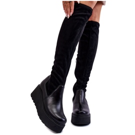 Bottines Compensées Femme Laura Messi 2502 Noir le noir