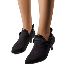 Escarpins noirs à tige Gavri