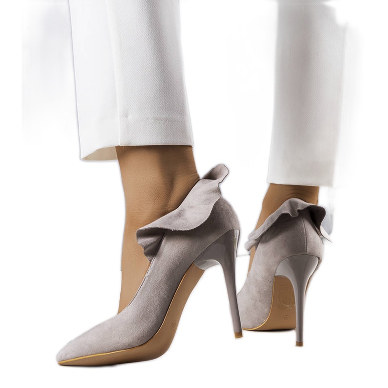 BM Escarpins à volants gris Jasmis BM Escarpins à volants gris Jasmis