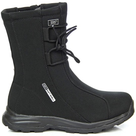 Bottes de neige imperméables pour femmes DK noir