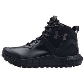 Chaussures Under Armour W Mg Valsetz Mid Lthr Wp 3024335 001 noir