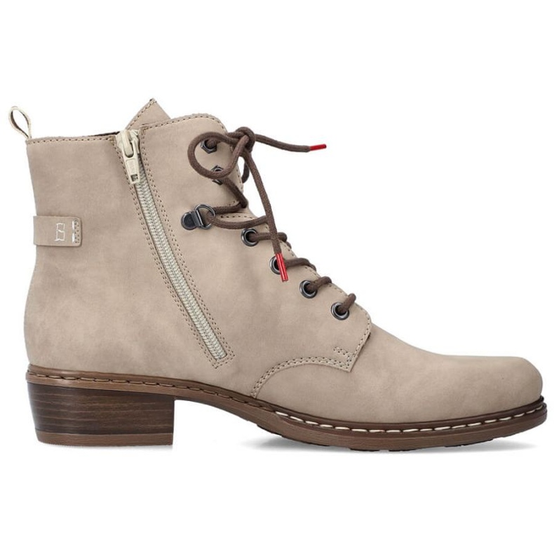 Bottes isolées confortables Rieker W RKR574 beige