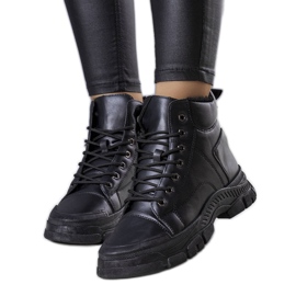 PA1 Bottes isolées noires de Dinto le noir