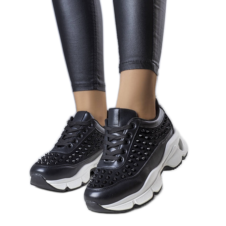 BM Baskets femme Suzeta noires le noir BM Baskets femme Suzeta noires le noir