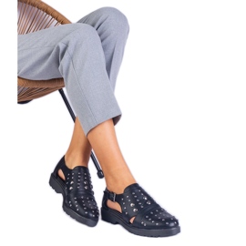 Chaussures basses noires Eleana le noir
