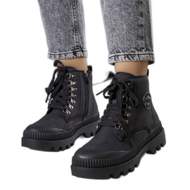 Bottes isolées noires LCJ-22-44-1338L Lee Cooper