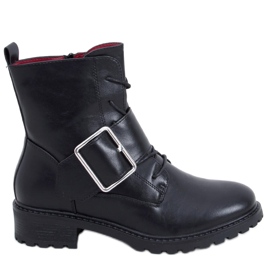 BM Bottines à lacets Billy Noir