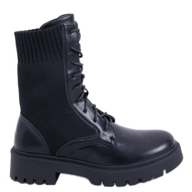 BM Bottes avec tige élastique Cass Black noir