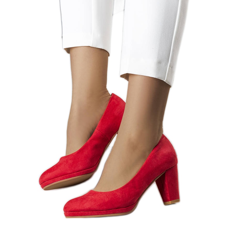 BM Escarpins rouges à talons Lauris BM Escarpins rouges à talons Lauris