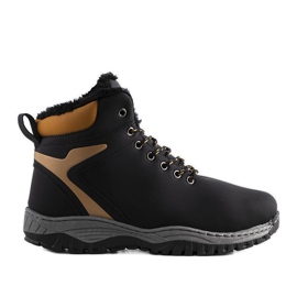 Bottes de randonnée isolées noires Terrance