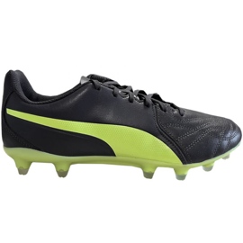 Puma King Hero 21 Fg M 106554 05 chaussures de football noir noir