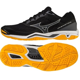 Chaussures de handball Mizuno Wave Phantom 3 M X1GA226044 noir noir