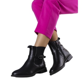 Bottes isolées noires de Marisi