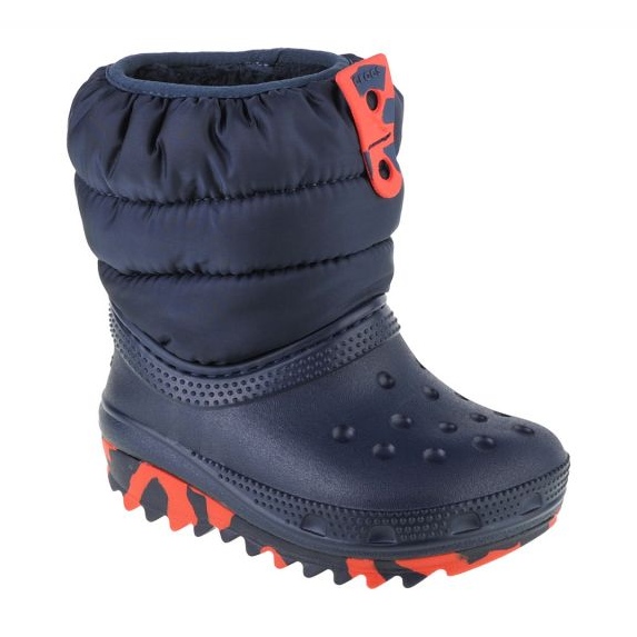 Chaussures Crocs Classic Neo Puff Boot pour tout-petits 207683-410 bleu