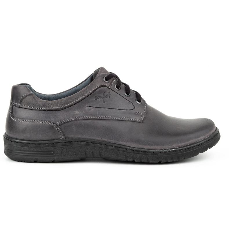 KOMODO Chaussures décontractées en cuir pour hommes 921K gris