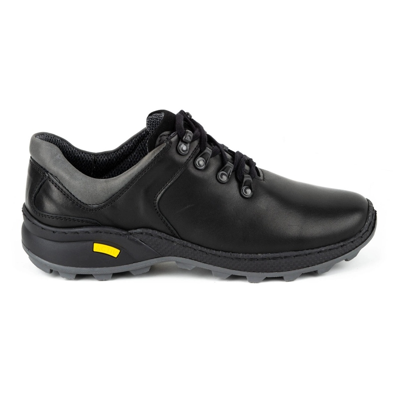 Olivier Chaussures trekking homme cuir 890MA noir le noir
