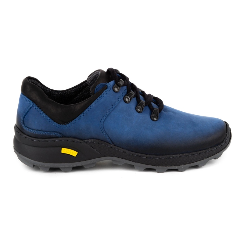 Olivier Chaussures trekking homme cuir 890MA bleu