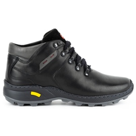 Olivier Chaussures cuir homme isolées 895MA noir