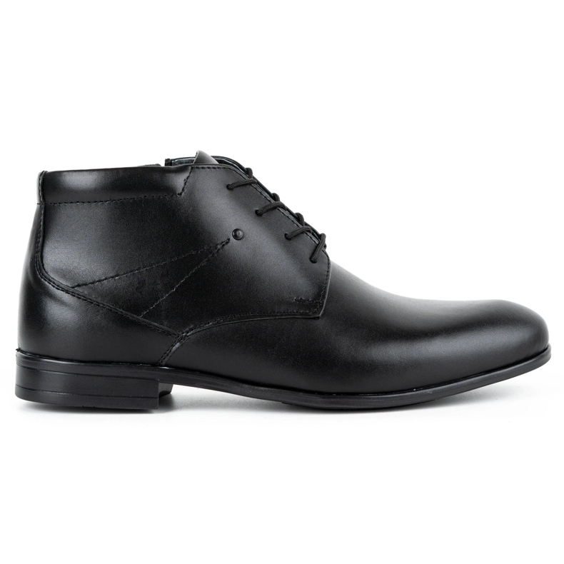 Olivier Chaussures habillées cuir homme isolées 802MA noir le noir