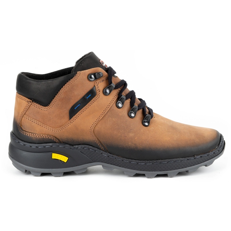 Olivier Chaussures cuir homme isolées 895MA rouge orange