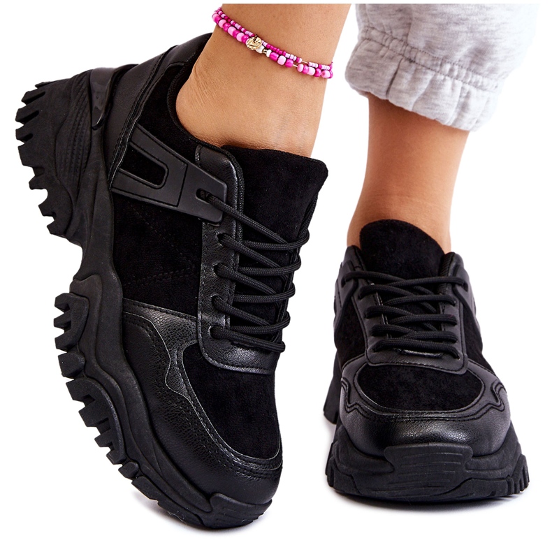 PG1 Chaussures de sport à la mode Baskets noires Frezio le noir