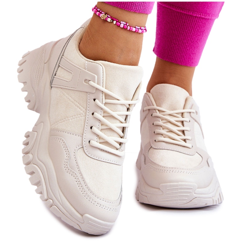 PG1 Chaussures de sport à la mode Baskets Crème Frezio beige