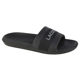 Chaussons Lacoste Croco Slide 0721 1 M 741CMA000702H noir