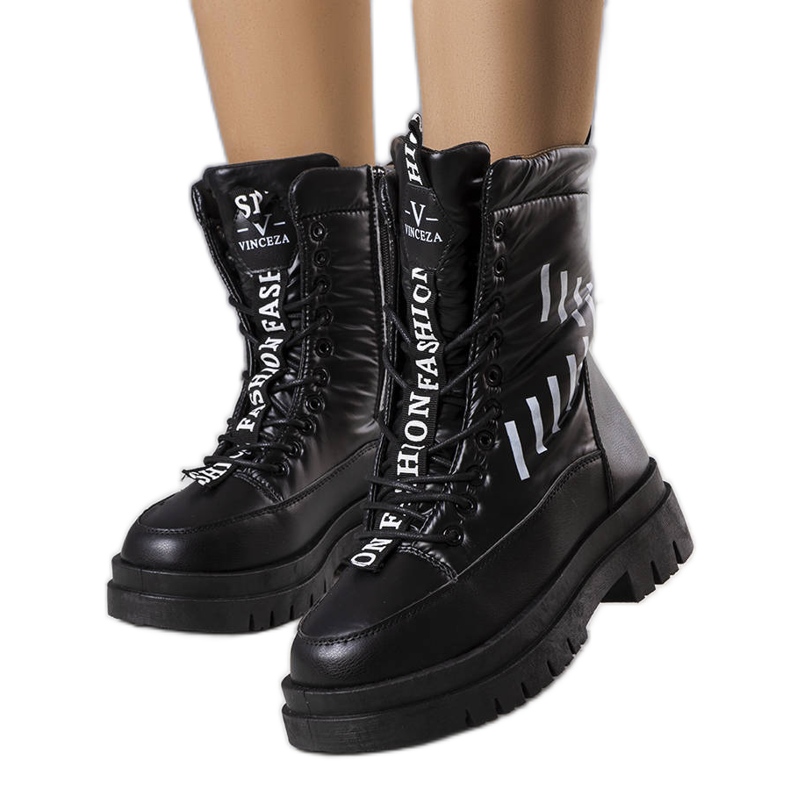 BM Bottes de neige Sarai noires le noir