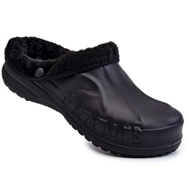PM2 Claquettes Warm Crocs Homme Noir Calmo
