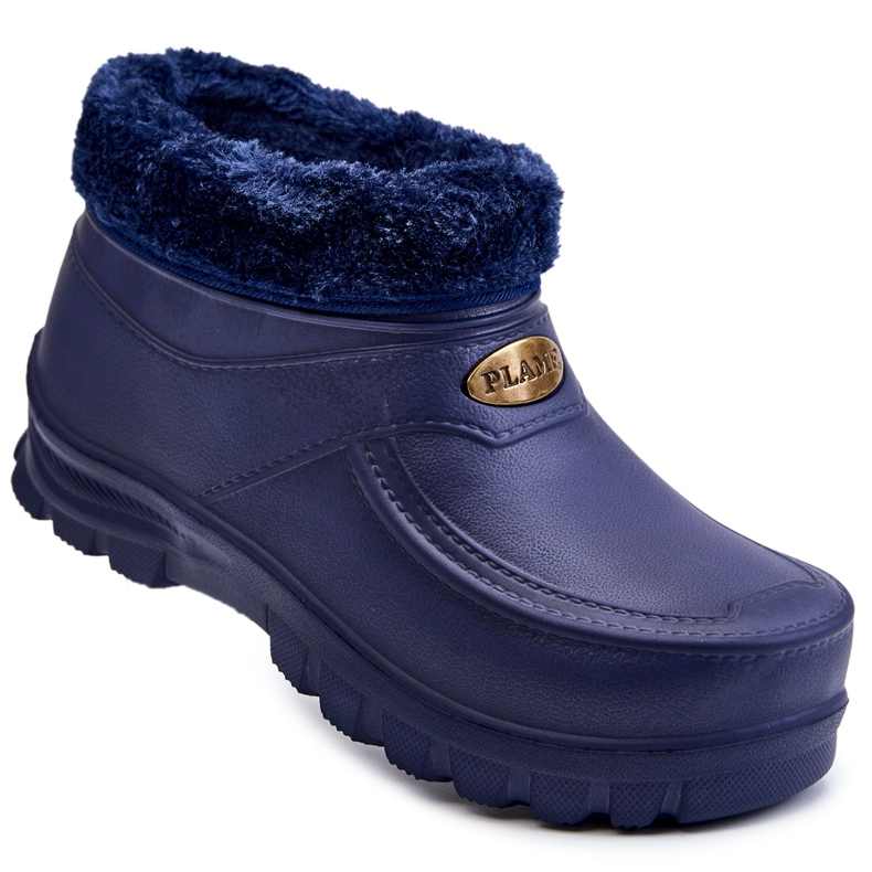 PM2 Tanyo Bottes de pluie en mousse isolées pour hommes Bleu marine PM2 Tanyo Bottes de pluie en mousse isolées pour hommes Bleu marine