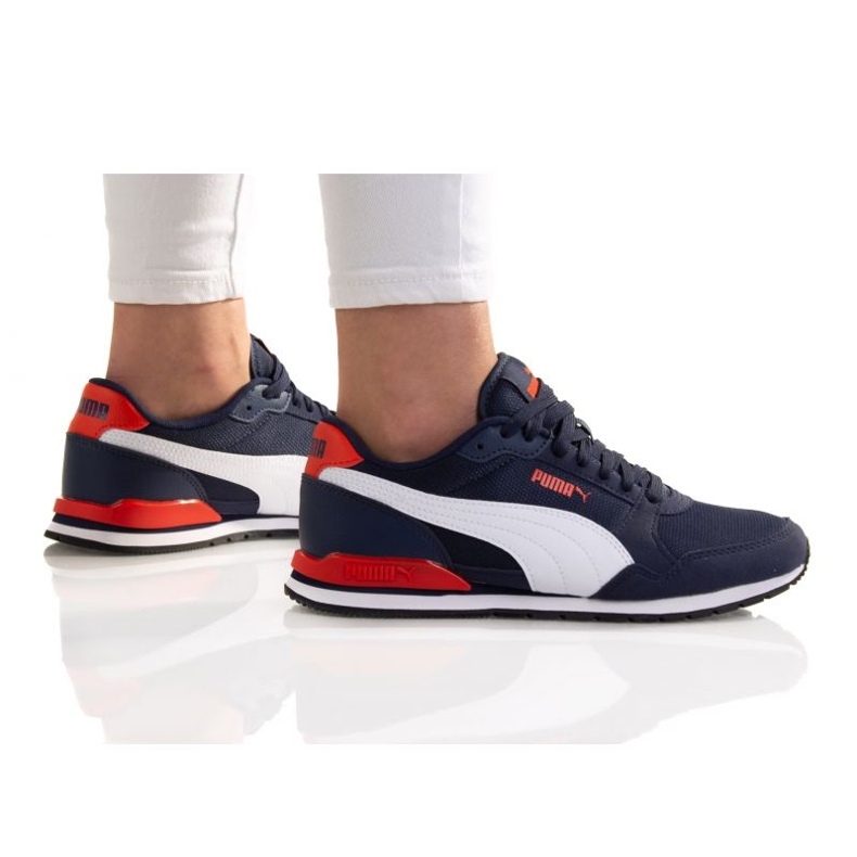 Chaussures Puma St Runner V3 en maille 38551009 bleu