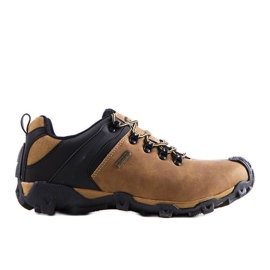 Bottes isolées marron de Bamroks beige