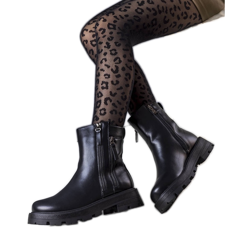 Bottes isolées noires de Ferry le noir