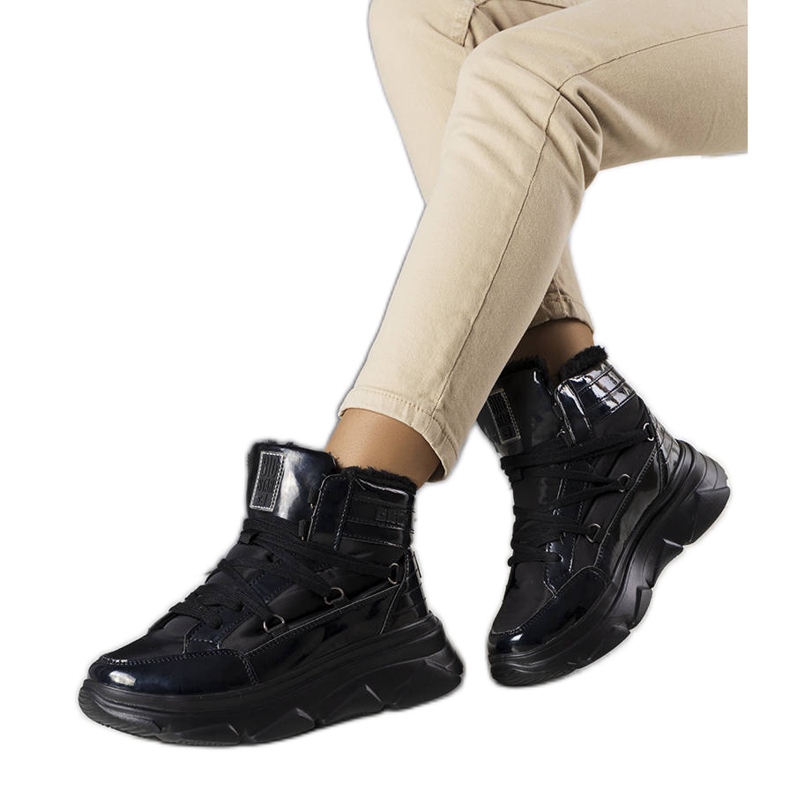 Bottes de neige Big Star II274311 noires le noir