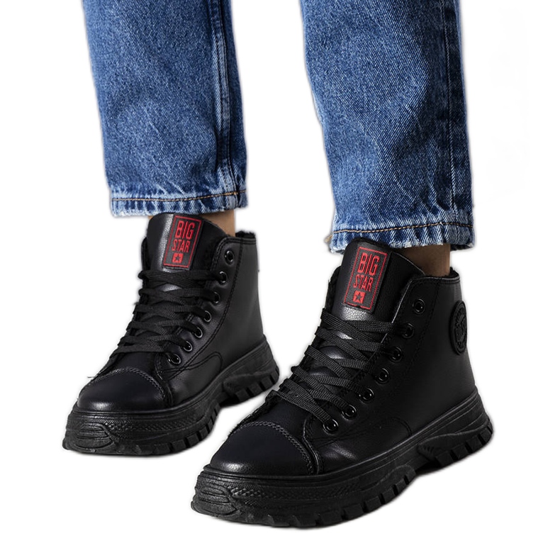 Baskets isolées noires Big Star GG274537 906 le noir Baskets isolées noires Big Star GG274537 906 le noir