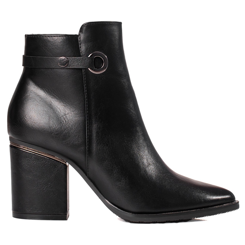 W. Potocki Bottes pour femmes Potocki sur un poteau noir le noir