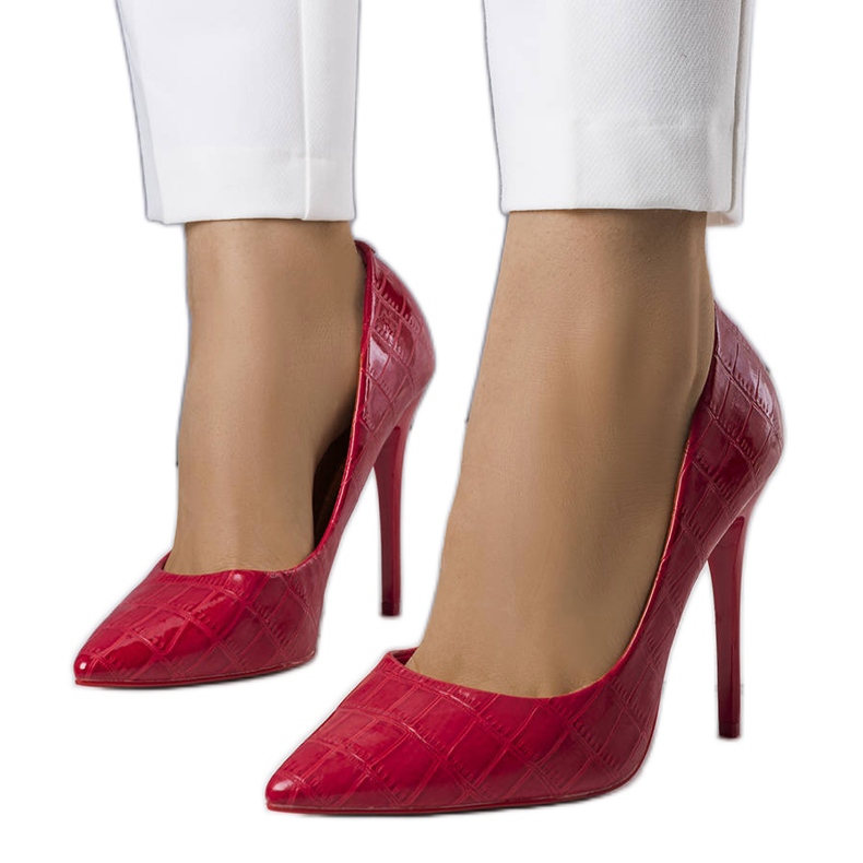 BM Escarpins rouges Fusteri