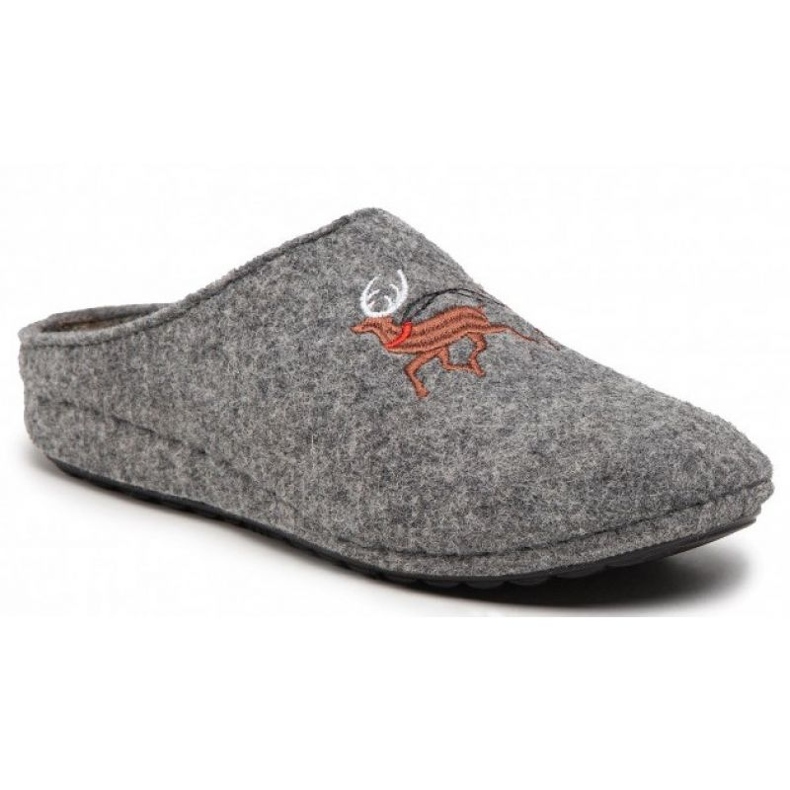 Chaussons de Noël en feutre Panto Fino WKK267022 INT1797A gris Chaussons de Noël en feutre Panto Fino WKK267022 INT1797A gris