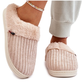PA1 Chaussons Fourrés Isolés Femme Beige Leriss PA1 Chaussons Fourrés Isolés Femme Beige Leriss