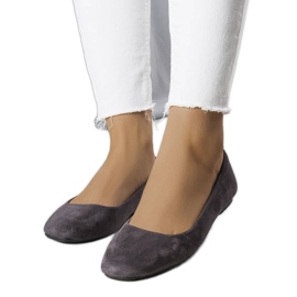 Ballerines en éco-daim grises Jules Ballerines en éco-daim grises Jules