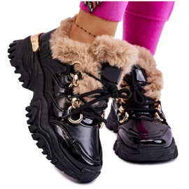 PM1 Chaussures de sport isolées pour femmes à lacets noires Kerberos beige