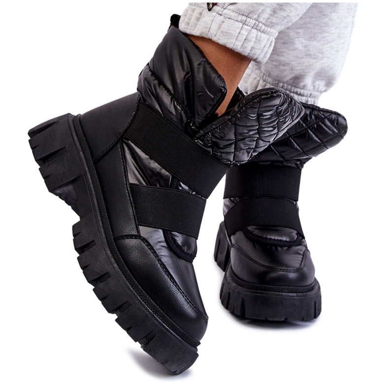 Bottes pour femmes avec réchauffement noir Feritos le noir Bottes pour femmes avec réchauffement noir Feritos le noir