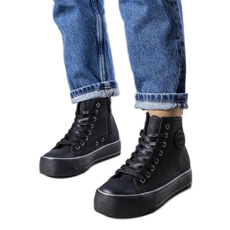 Baskets isolées noires Big Star KK274173 le noir Baskets isolées noires Big Star KK274173 le noir