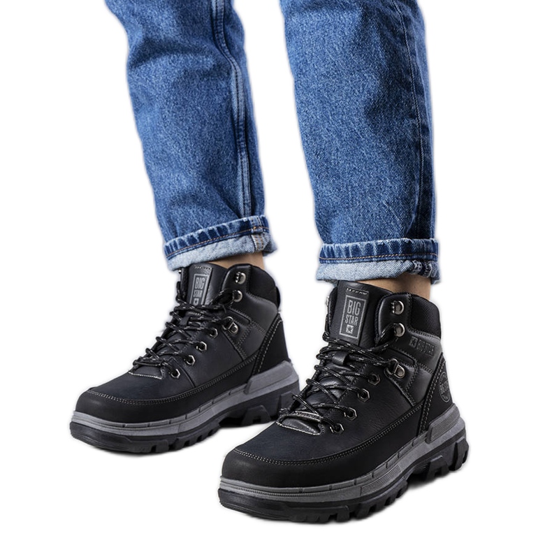 Bottes noires Big Star KK274222 le noir Bottes noires Big Star KK274222 le noir