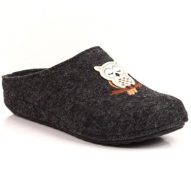 Chaussons en feutre Panto Fino W KK267023 INT1797B gris