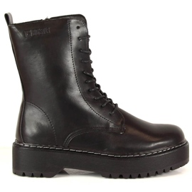 Bottes sur la plateforme Big Star W INT1738 noir