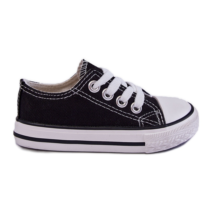 Baskets classiques noires Filemon pour enfants le noir