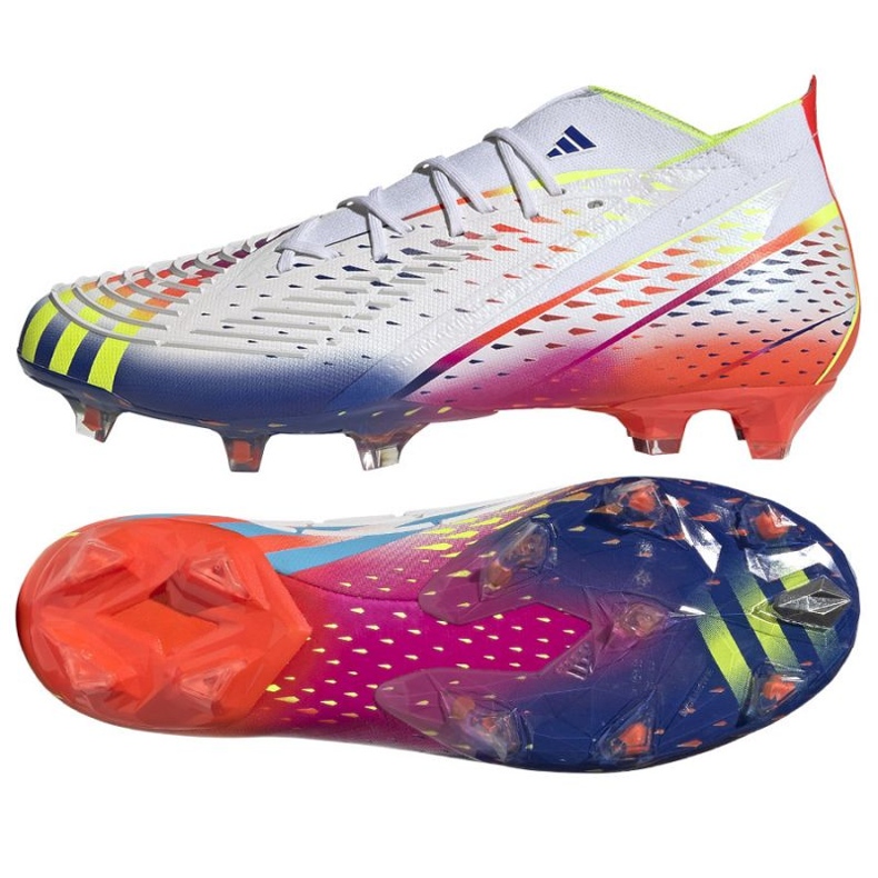 Chaussures de football Adidas Predator Edge.1 Fg M GW1028 blanche blanche Chaussures de football Adidas Predator Edge.1 Fg M GW1028 blanche blanche